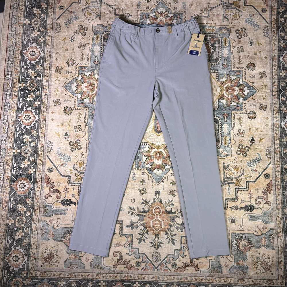 Chubbies Everywear Pants NEW Mens Large 32 Inseam Grey Stretch Golf Casual NWT